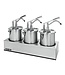 Saro Saus dispenser set PD-003 | 3x 4,5 Liter
