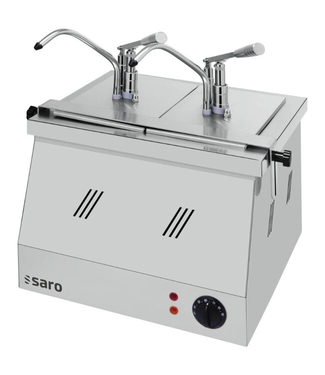 Verwarmde sausdispenser BM-0214 | Voor 2x 4,5 Liter