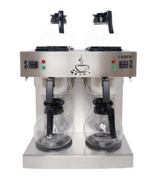 Saro Koffiemachine ECO 48 | Inclusief 4x 1,8 glazen koffiekannen