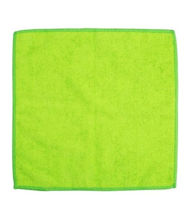 Microvezel doek - groen - 40x40cm - 5x