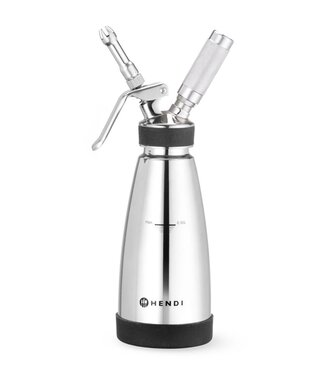 Hendi Slagroomspuit | 0,5 Liter | RVS | Ø9,5x(H)27,5cm