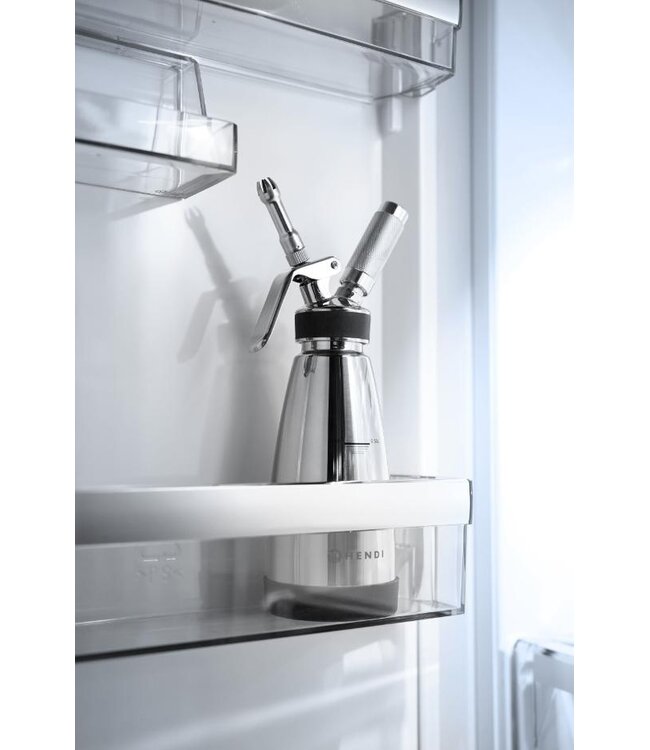 Slagroomspuit | 0,5 Liter | RVS | Ø9,5x(H)27,5cm