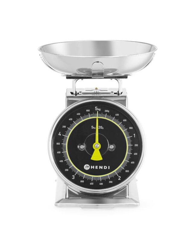 Mechanische keukenweegschaal | tot 5 kg | Per 20 gram