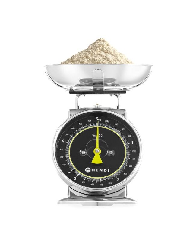 Mechanische keukenweegschaal | tot 5 kg | Per 20 gram