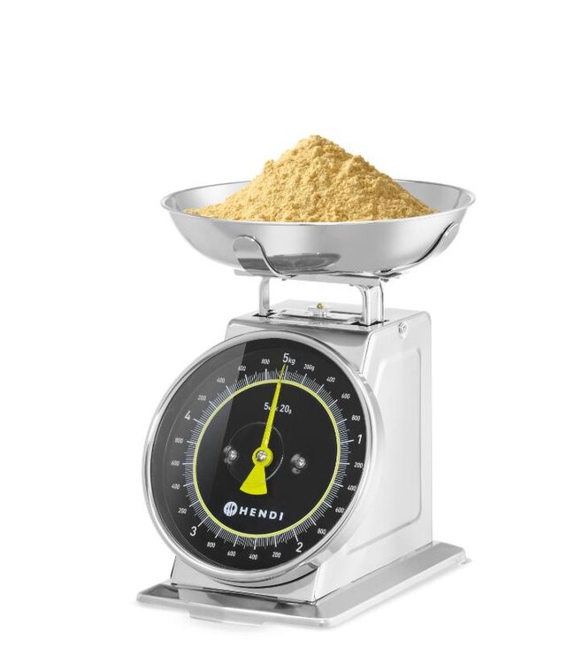 Mechanische keukenweegschaal | tot 5 kg | Per 20 gram
