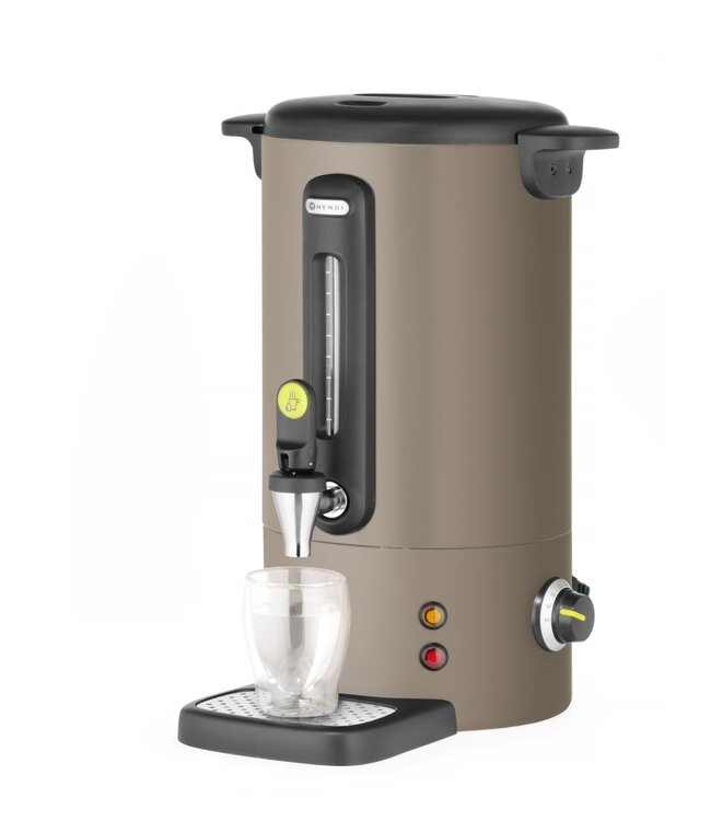 Warme dranken ketel UNIQ | 9 Liter | Met non-drip kraan | Taupe