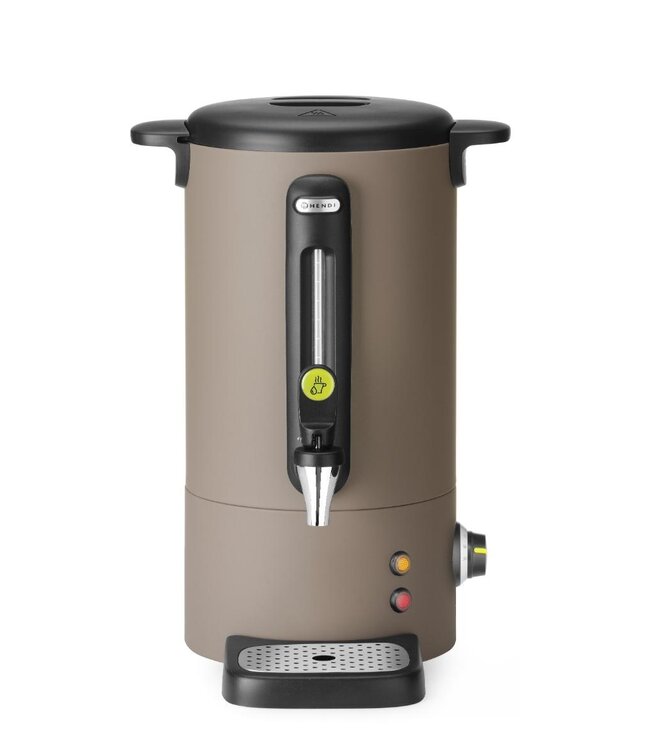 Warme dranken ketel UNIQ | 9 Liter | Met non-drip kraan | Taupe