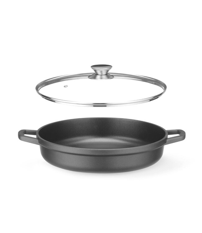 Braadpan | Aluminium | Laag model | ø33,2cm