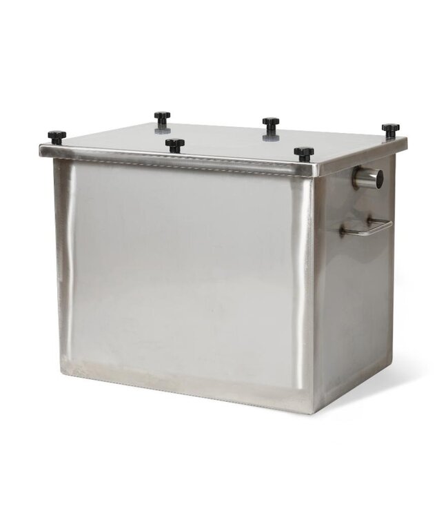 RVS Vetafscheider NEN-EN 1825 - 1/2 | 0,5L p/s | 39L vetopslag | (B)700 x (D)440 x (H)525