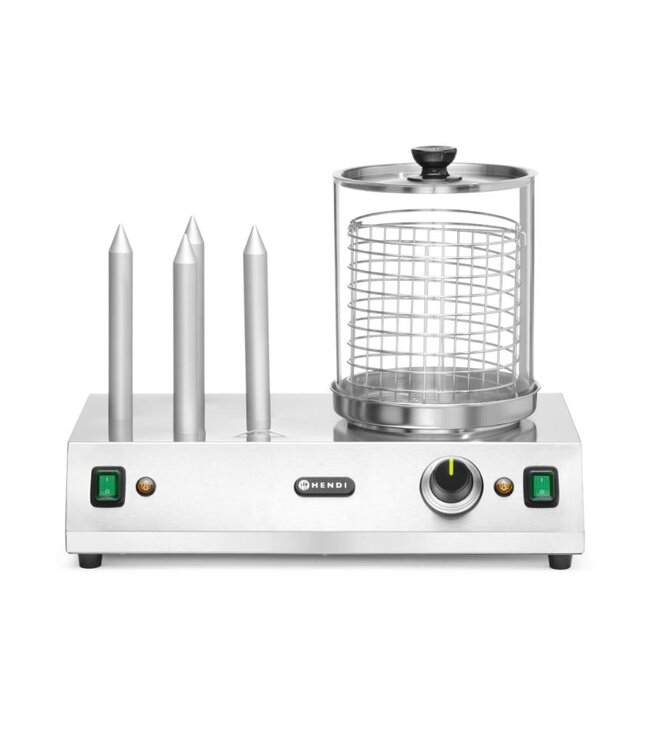 Hotdog warmer | Voor worstjes en broodjes