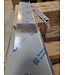 Occasion: RVS Wandplank met 3 beugels | (B)2200x(D)250x(H)40mm