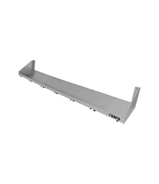 Saro RVS Kruidenrek wandplank Wilma | 6x 1/6GN | (B)120x(D)21x(H)16cm