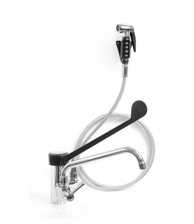 Mengkraan Venus met handdouche | Elleboog | Enkelgats | 3/8" aansluiting