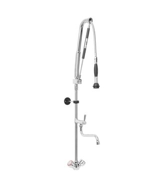 Voorspoeldouche Hilde | Extra hoog | Enkelgats | Met tussenkraan & waterstop