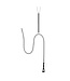 Hangende voorspoeldouche Rosa | 2 meter lang | Met plafondbevestiging | 1/2" aansluiting