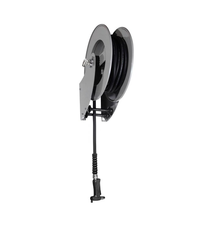 Automatische slanghaspel set Marlon | Compleet met 15m slang & spuitpistool