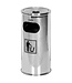 Saro Afvalbak met asbak Remco | 18 Liter | (H)62x(B)30x(D)30cm