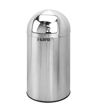 Saro Afvalbak met pushdeksel AD 253 | 35 Liter | (H)75x(B)35x(D)35cm
