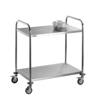 Saro RVS Serveerwagen Felix | 2 Bladen | Flat pack