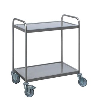 Saro RVS Serveerwagen SWK 2 | 2 Bladen | 63x40cm | Flat pack