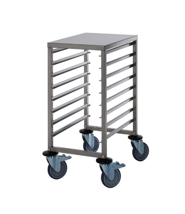 Regaalwagen met werkblad TW 8 | Gelast | 8x 1/1GN