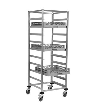 Saro Korven regaalwagen KT 500 | Voor 10x 50x50cm vaatwaskorven
