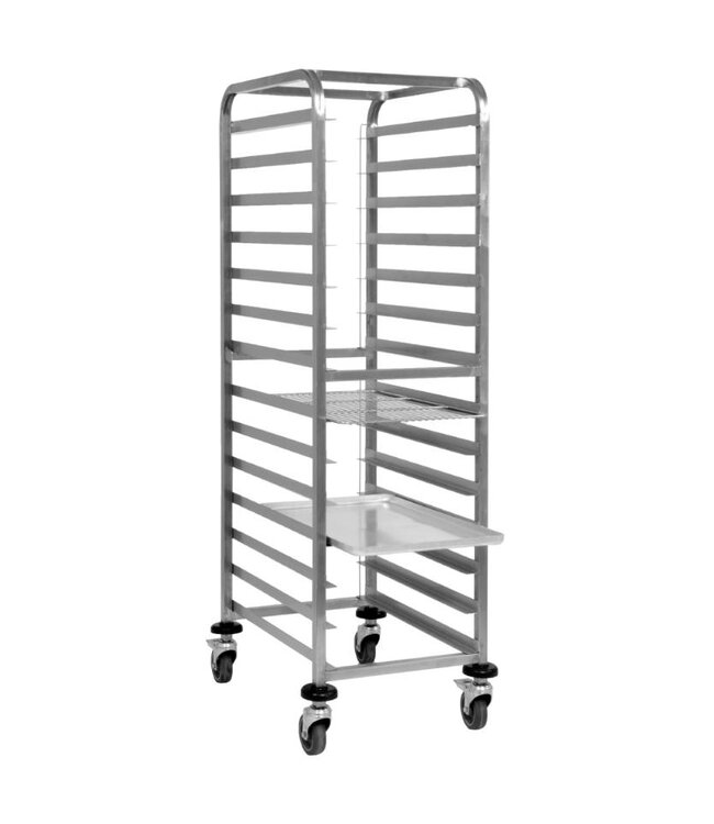 Bakkerij regaalwagen KT 600 | Gelast | 14x 60x40cm