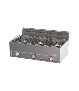 Diverso By Diamond Gaskooktoestel Diverso Plus | 3-Pits | 3x 8kW