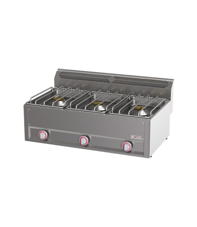 Gaskooktoestel Diverso Plus | 3-Pits | 3x 8kW