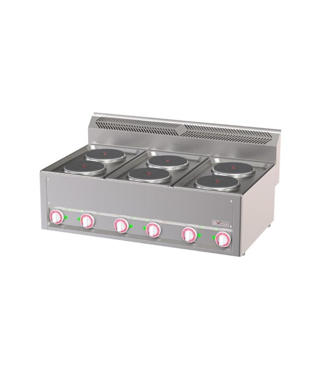 Elektrisch kooktoestel Diverso | 6-Pits | 6x 2kW