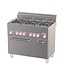 Diverso By Diamond Gasfornuis met elektrische oven Diverso | 6-Pits | 3x 3kW en 3x 3,6kW