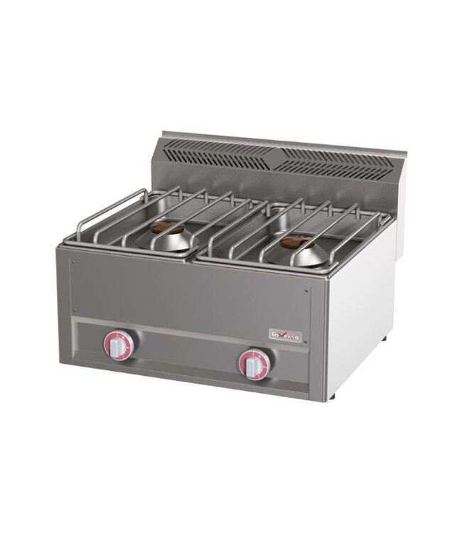 Gaskooktoestel Diverso Plus | 2-Pits | 2x 8kW