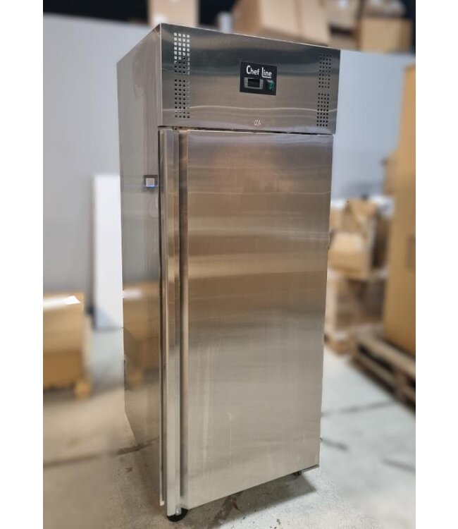 Occasion: Koelkast Chef Line | 685L | RVS | Met wielen | (H)201x74x83cm