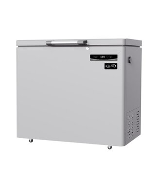 Shi-Fan Extra lage temperatuur Vrieskist Shi-Fan | tot -60 graden | 169L | Klapdeksel | Met wielen