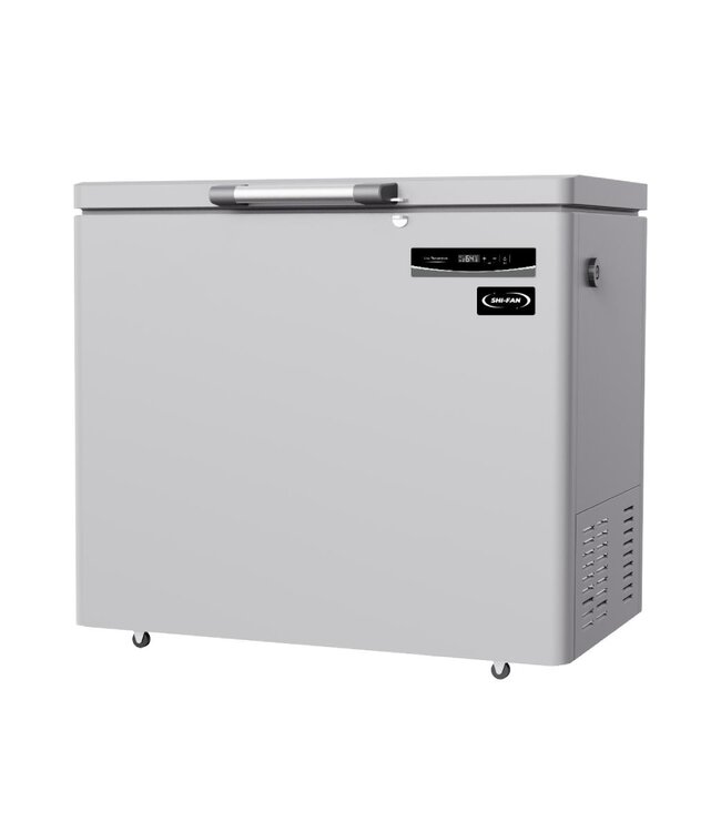 Extra lage temperatuur Vrieskist Shi-Fan | tot -60 graden | 169L | Klapdeksel | Met wielen