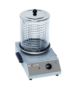 Diverso By Diamond Hotdogwarmer Diverso | Voor 40 worsten | (H)40x(B)26x(D)38cm