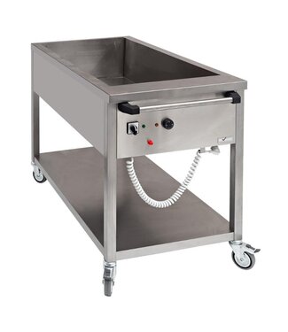 Diverso By Diamond Bain-marie wagen Diverso | 3x 1/1GN | 20cm diep