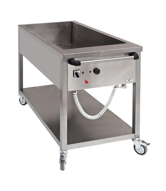 Bain-marie wagen Diverso | 3x 1/1GN | 20cm diep