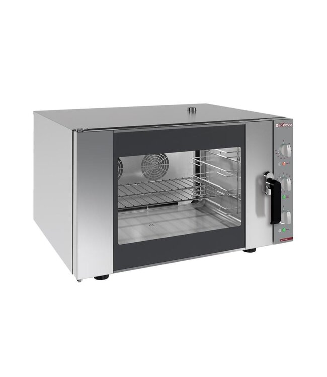 Heteluchtoven met stoomfunctie Diverso | 4x 1/1GN | Mechanisch | 6,4kW