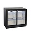 Diverso By Diamond Flessenkoeling met 2 glazen schuifdeuren Diverso | 197 Liter | (H)86x(B)90x(D)50cm