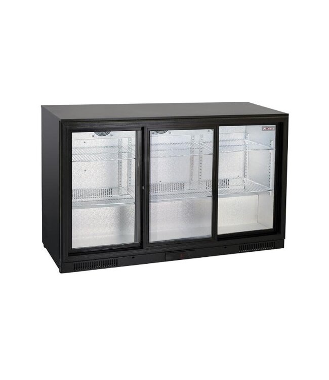 Flessenkoeling met 3 glazen schuifdeuren Diverso | 302L | (H)86x(B)135x(D)50cm