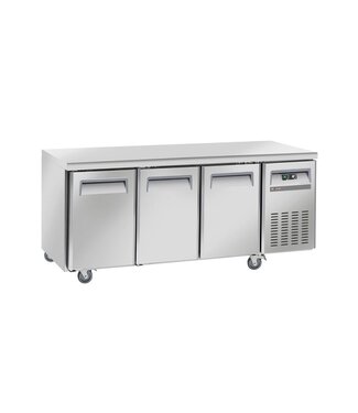 Diverso By Diamond Koelwerkbank Diverso | 3 Deuren | Met wielen | (H)85x(B)180x(D)70cm