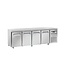 Diverso By Diamond Koelwerkbank Diverso | 4 Deuren | Met wielen | (H)85x(B)225x(D)70cm