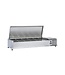 Opzetkoelvitrine Diverso | 5x 1/3GN + 1x 1/2GN | 150cm breed | 39,5cm diep