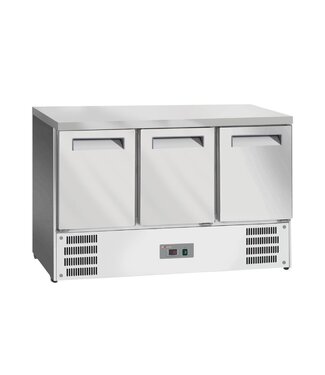 Diverso By Diamond Koelwerkbank Diverso | 3 Deuren | 1/1GN | (H)85x(B)136,5x(D)70cm