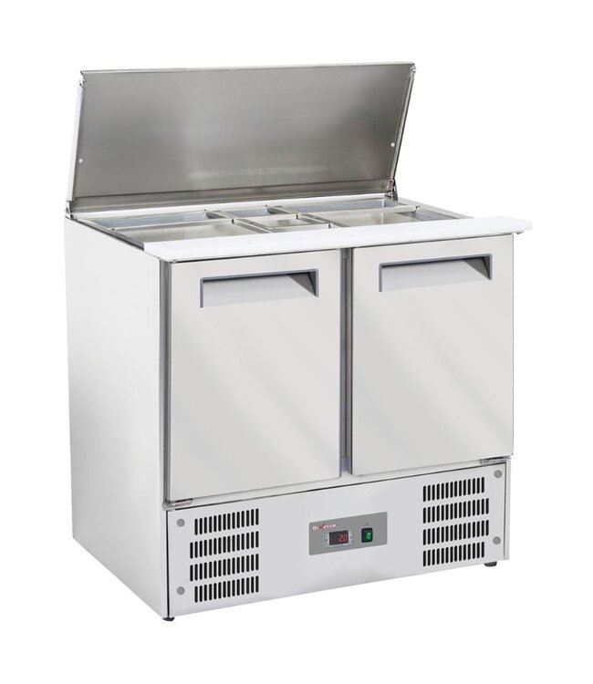 Saladette Diverso | 2 Deuren | 2x 1/1GN + 3x 1/6GN