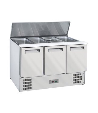 Diverso By Diamond Saladette Diverso | 3 Deuren | 4x 1/1GN | Met snijplank Diverso By Diamond Saladette Diverso | 3 Deuren | 4x 1/1GN | Met snijplank