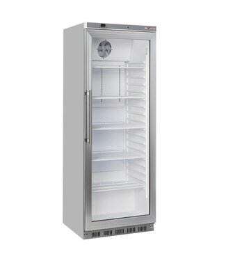 Diverso By Diamond Koelkast met glazen deur Diverso | 400L | RVS | (H)189x(B)60x(D)72,3cm Diverso By Diamond Koelkast met glazen deur Diverso | 400L | RVS | (H)189x(B)60x(D)72,3cm