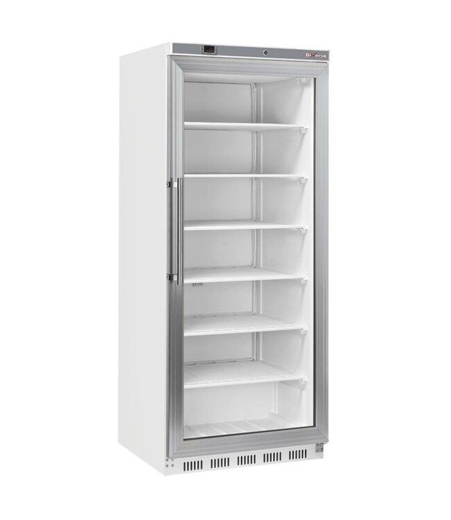 Vrieskast met glazen deur Diverso | 600L | 2/1GN | Wit | (H)190,2x(B)78x(D)76,8cm