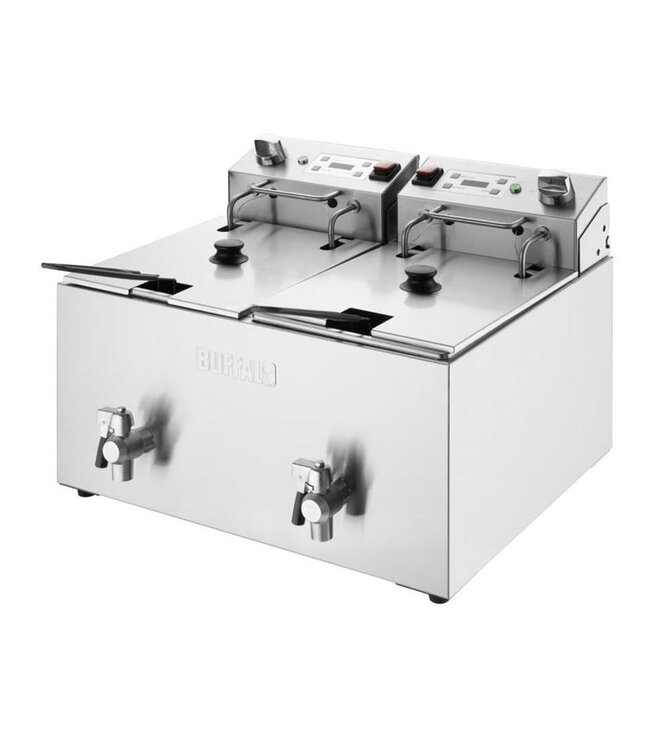 Friteuse buffalo | 2x8L | 2x 2,9kW